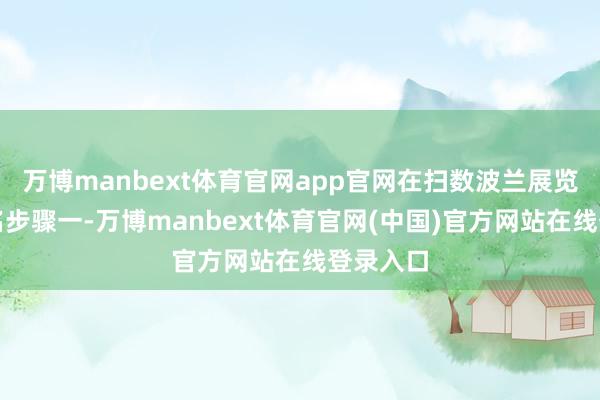 万博manbext体育官网app官网在扫数波兰展览法子中名步骤一-万博manbext体育官网(中国)官方网站在线登录入口